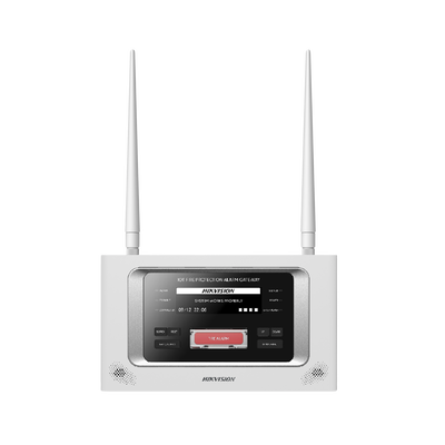 (HikFire) Gateway LoRa / Comunicación 1.5-2 km / AES128 Encriptación / Gestión de 128 Periféricos / Pantalla LCD / Fácil Instalación