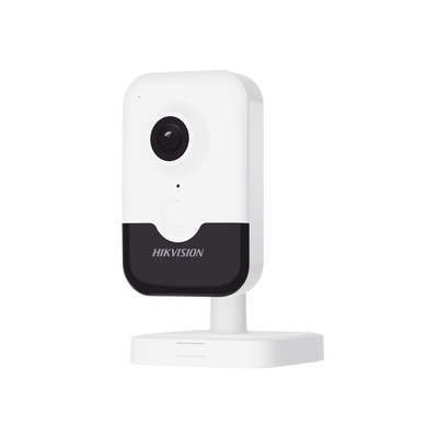 Cubo IP de 2 Megapixel / Lente 2.8 mm / WiFi / H.265+ / 10 mts IR EXIR / Micrófono y Bocina Integrada (Audio de Dos Vías) / Interior / Se Conecta Directo a la App Hik-Connect / Micro SD / dWDR / PoE