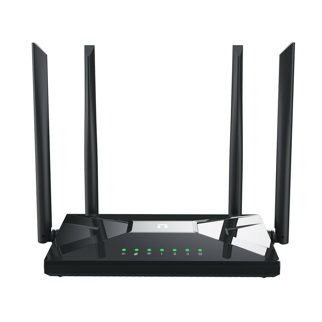 Netis Router inalambrico NC65 - 4 puertos, WIFI 5, 1200 Mbps, Router, AP, WISP, Modo Cliente, Repetidor, 4 Antenas 5 dBi, Puerto Gigabit