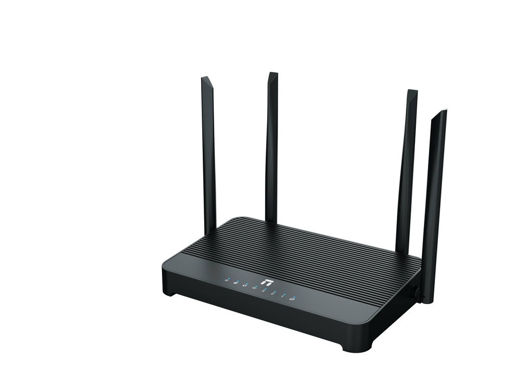 Netis Router Inalámbrico NX31 (AX3000) - 4 puertos, WIFI 6, 3000 Mbps, Router, AP, 4 Antenas de 5 dBi