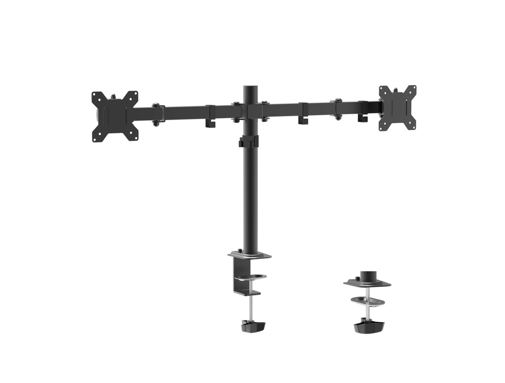 Brazo Para Dos Monitores Naceb (NA-0211) - Brazo Para Dos Monitores Na-0211 Negro Ds1703Be Modelo: NA-0211