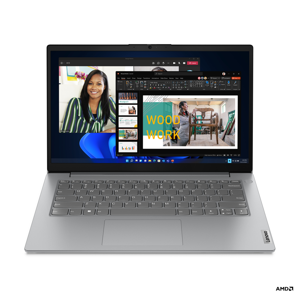 Laptops LENOVO V14 G4 AMN - 14 Pulgadas, AMD Ryzen 3 7320U, 8 GB, Windows 11 Home, 256 GB SSD