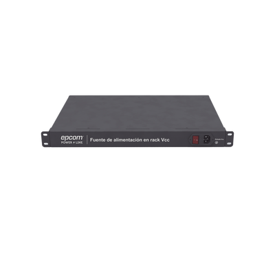 [RK-12DC-20A] Fuente 12 Vcc /  Industrial / tipo RACK / 20 Amperes / 16 salidas / 1.25 Amperes por salida administrada / 2.5 Amperes por salida máxima 