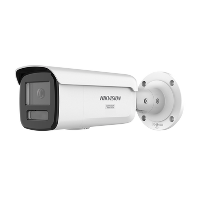 [DS-2CD2T67G3-LIY] [Dual Light + ColorVu] Bala IP 8 Megapixel / Lente 4 mm / 60 mts IR + 60 mts Luz Blanca / Exterior IP67 /   WDR 130 dB / Videoanaliticos (Filtro de Falsas Alarmas) / Captura Facial / ACUSEARCH