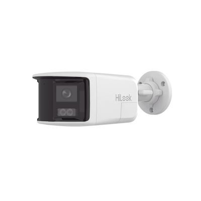 [IPC-B480HAD-LUF/SL] Bala IP 8 Megapíxeles /Imagen Panorámica 180°/ Micro SD 512 GB /  Resistencia IP67 / Audio Bidireccional / Alarma visual y auditiva Integrada / Smart Supplement Light  