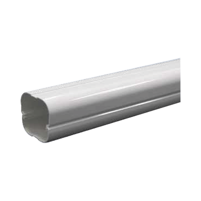 Kit de Canaletas Para la Organización de Tuberías y Cables Eléctricos en Instalaciones de Aire Acondicionado, Uso en Interiores y Exteriores, PVC Rígido, Compatible con Minisplit, Contenido de Kit (11 Piezas), (3000-00000)