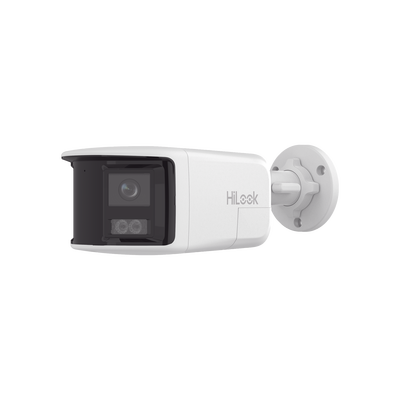 Bala IP 6 Megapíxel /Imagen Panorámica 180°/ Micro SD 512 GB /  Resistencia IP67 / Audio Bidireccional / Alarma visual y auditiva Integrada / Smart Supplement Light  