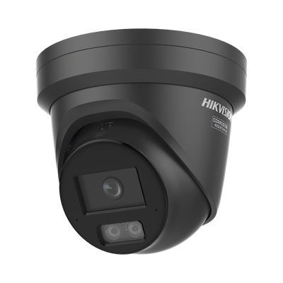 [Dual Light + ColorVu 3.0 + HikAI] Turret IP 6 Megapixel / Lente 2.8 mm / 40 mts IR + 40 mts Luz Blanca / 2 Micrófonos Integrados / Exterior IP67 / WDR 130 dB / ACUSENSE 3.0 / Captura Facial / Metal / NEMA 4X / ACUSEARCH