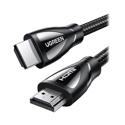 [80404] Cable HDMI 2.1 de Nylon Trenzado / 3 Metros / 8K@60Hz/4K@120Hz / eARC (Canal de Retorno de Audio / HDR10+ / VVR / HEC (Canal Ethernet HDMI) / ALLM / 3D / Dolby Atmos / Dolby Visión / 48 Gbps / Mayor Duración.