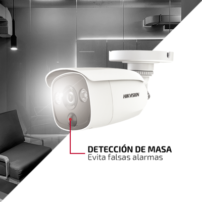 Bullet TURBO 2 Megapixel (1080p) / SENSOR PIR / CLIMAS EXTREMOS /Gran Angular 103º / Lente 2.8 mm / IR EXIR Inteligente 20 mts/ Exterior IP66