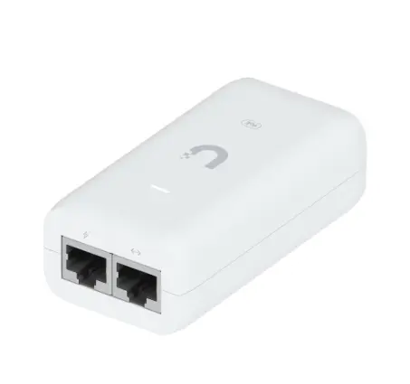 [U-POE+] Adaptador PoE+ / U-PoE+ / 48V DC @ 0.65A/ hasta 30W / Gigabit LAN / Protecciones de Sobretensión