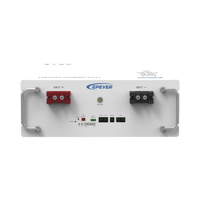 Batería de Litio LiFePO4 51.2Vcc, 5.12Kwh, Rack 4UR para Montaje en Rack,