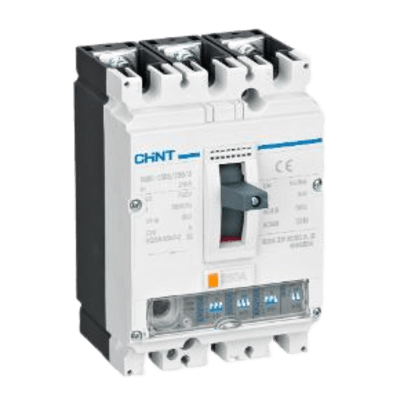 Interruptor de Caja Moldeada, Serie NM1, 3P, 125A, Terminales: Jaula