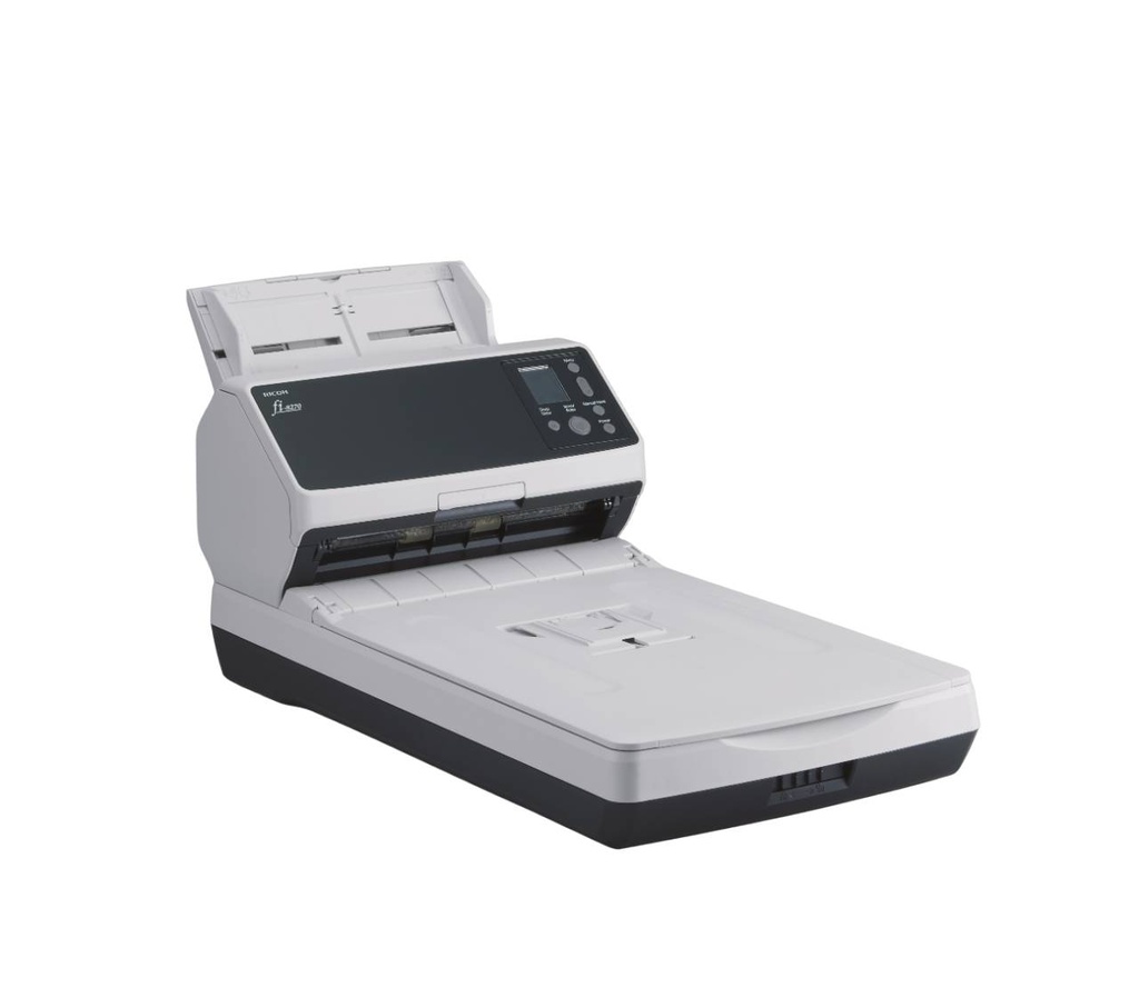Scanner FUJITSU modelo FI-8270. ADF símplex:70 ppm (200/300 ppp) - dúplex : 140 ipm (200/300 ppp) cama plana 1, 7 segundos(200/300 ppp), fuente de luz ADF