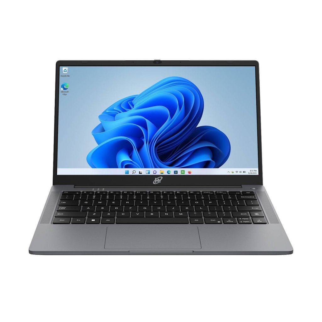 Laptop Hyundai Hybook HT14CCIC46SG - Pantalla 14 Pulgadas, Intel Celeron N4020 4GBDDR4/128GB, Windows 11 Home, 1 Año de Garantia.
