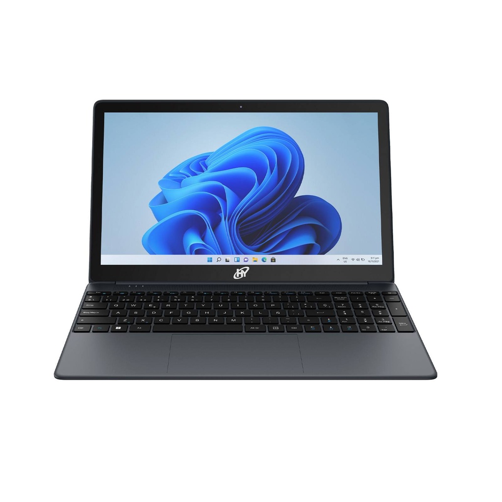 Laptop Hyundai Hybook Pro HT15CA10S01GYB - Pantalla 15 Pulgadas, Intel Corei7, 16GBDDR4/1TB SSD. Windows 11 Home, 1 Año de Garantia.