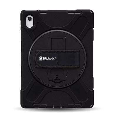FUNDA PROTECTOR C/CORREA - USO RUDO, GIRO 360º, P/IPAD 11 Pulgadas, 11VA GENERACIÓN, A16, 2025, C/MICA, BROBOTIX 406016 RBT