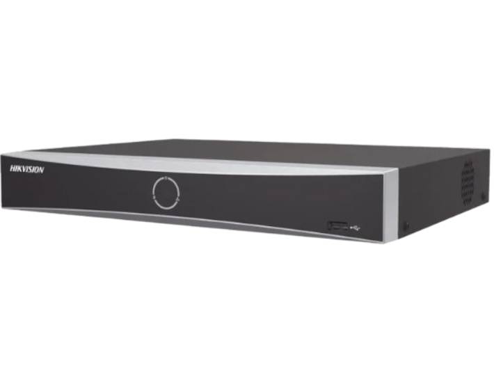 NVR 12 Megapixel (4K) / 16 canales IP / AcuSense (Evita Falsas Alarmas) / Reconocimiento Facial  / Sin Puertos PoE+ -