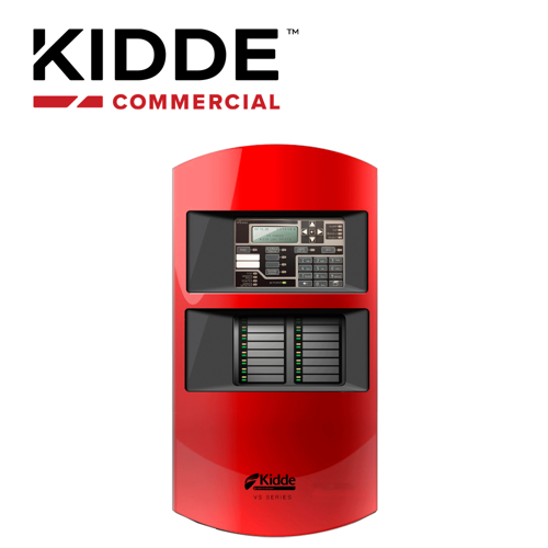 Panel incendio inteligente kidde vs4-r cuenta con un lazo slc de clase a o clase b que admite hasta 250 dispositivos direccionables (125 detectores o 125 modulos) se pueden agregar tarjetas de lazo para expandir el sistema a una capacidad maxima de 1000 dispositivos direccionables (500 detectores y 500 modulos) el panel vs4 incluye cuatro nac que pueden conectarse en lazo clase a o lazo de clase b / color rojo / ingles