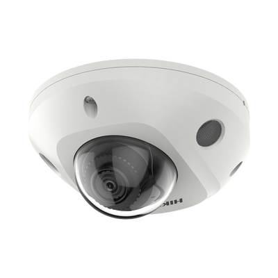 [DS-2CD3546G2-IS(H)] Mini Domo IP 4 Megapixel / Lente 2.8 mm / 30mts IR EXIR / Micrófono Integrado / Exterior IP67 / IK08 / PoE / DARKFIGHTER / Alarmas y Audio I/O / ONVIF / Micro SD / 4 Analíticos: AcuSense, Deteccion Facial, Conteo de Personas por Cruce y Zona