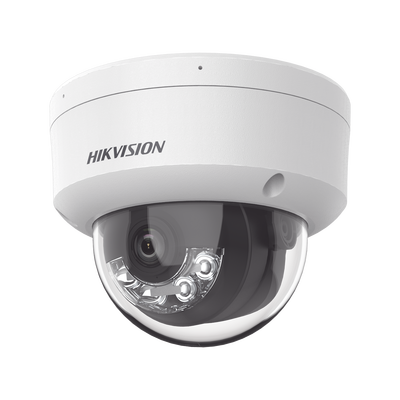 [DS-2CD1163G2-LIU] [Dual Light] Domo IP 6 Megapixel / Lente 2.8 mm / 30 mts IR + 30 mts Luz Blanca / Micrófono Integrado / ACUSENSE Lite / Exterior IP67 / H.265 / PoE / ONVIF