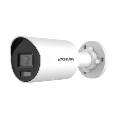 [DS-2CD2047G2H-LIU] [Dual Light + ColorVu] Bala IP 4 Megapixel / Lente 2.8 mm / 40 mts IR + 40 mts Luz Blanca /  Microfono Integrado / Exterior IP67 /   WDR 130 dB / Videoanaliticos (Filtro de Falsas Alarmas) / Captura Facial /  PoE / ACUSEARCH