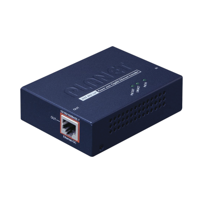 Extensor PoE+ / Hasta 100 m / Entrada PoE+ Gigabit 802.3 at y Salida PoE+ Gigabit 802.3 af / at / Interior 