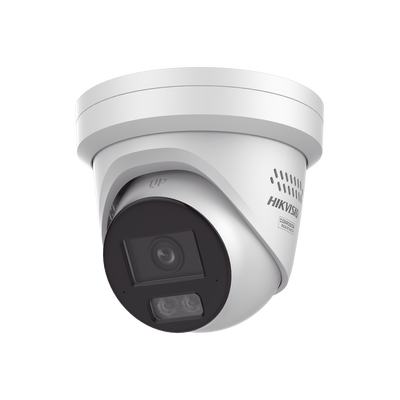 [Dual Light + ColorVu 3.0 + HikAI] Turret IP 4 Megapixel / Lente 2.8 mm / 30 mts IR + Luz Blanca / 2 Microfonos Integrados / Exterior IP67 / Estrobo Luz Blanca / WDR 130 dB / ACUSENSE 3.0 / Metal / NEMA 4X / ACUSEARCH