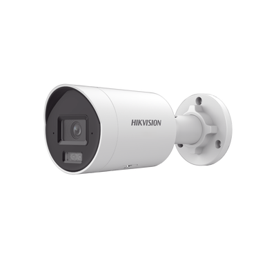 Bala IP 4 Megapixel / Lente 2.8 mm /  Dual Light (40 mts IR + 40 mts Luz Blanca) / Darkfighter S / Microfono Integrado /  Exterior IP67 / WDR 130 dB / 4 Analíticos: AcuSense, Deteccion Facial, Conteo de Personas por Cruce y Zona