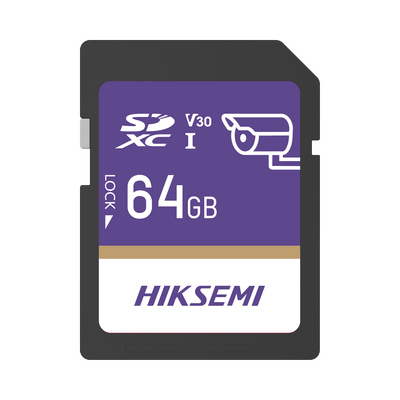 Memoria SD Clase 10 de 64 GB / Especializada Para Videovigilancia