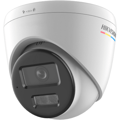 [ColorVu 3.0 + MD 3.0]  Turret IP 6 Megapixel / Lente 2.8 mm / 30 mts IR + 30 mts Luz Blanca / Micrófono Integrado / ACUSENSE Lite / Exterior IP67 / WDR 120 dB / PoE / Micro SD 