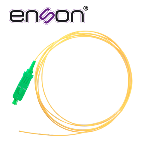 Pigtail de fibra optica monomodo enson ens-pigtailsc conector sc apc longitud 1.5 metros