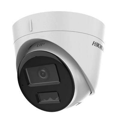 [DS-2CD1343G2-LIUF] [Dual Light] Turret IP 4 Megapixel / Lente 2.8 mm / 30 mts IR + 30 mts Luz Blanca / Micrófono Integrado / ACUSENSE Lite / Exterior IP67 / H.265 / PoE / ONVIF / Micro SD