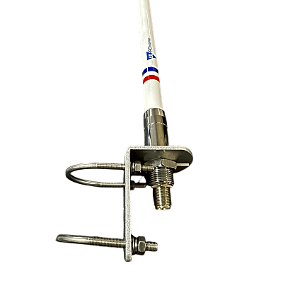 Antena VHF Marina de Alto Rendimiento / 4 dBi / 156-163 MHz / Altura 1100 mm / Color Blanco / Conector SO239