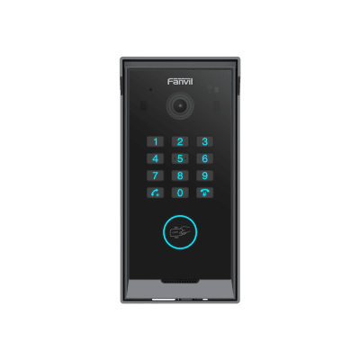 Videoportero Slim IP SIP con Cámara HD, IP IP65, Teclado Numérico y Relé, Apertura por BLE, Tarjeta, Remoto, Protocolo ONVIF, Compatible con App Fanvil Link