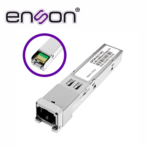 Modulo gpon sfp transceptor enson ens-sfpsm/gpon-olt-20c / 2.5g / 1.25 gbps enson ens-sfpsm/gpon-olt-20c mas / gigabit ethernet interface / conector sc / hasta 20 km / clase c+