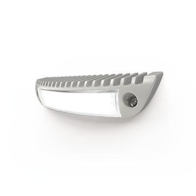 Luz de cortesía con bisel color blanco ideal para ambulancias y vehículos de rescate