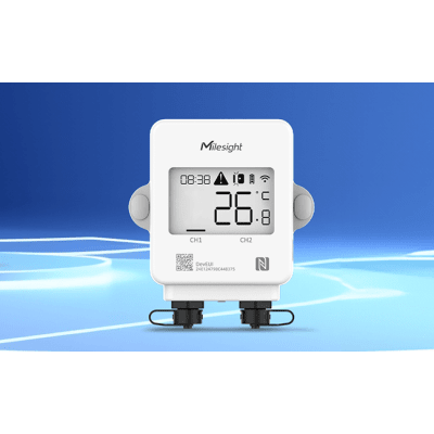 DISPLAY LORAWAN PARA SENSOR DE TEMPERATURA Y SENSOR MAGNETICO PARA USO EN CUARTOS FRIOS