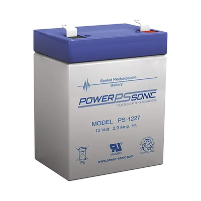 Batería 12V, 2.9AH, Para Respaldo, Tecnologías AGM/VRLA, 5 Años Vida Útil, Terminales F1, Reconocida UL   