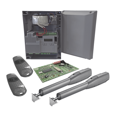 Kit de Operadores para Puertas Abatibles de hasta 3 Metros y 400 Kg ATS 3024 / Uso Intensivo