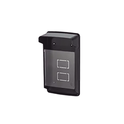 Carcasa Protectora Universal Color Negro con Tapadera de Acrílico / Medidas 245 × 143 × 83 mm / Compatible con Múltiples Modelos de Control de Acceso