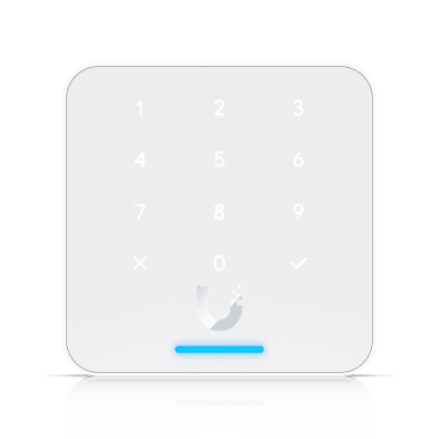 Lector de Acceso G3 Flex con Teclado y NFC, Compatible con App UniFi Identity y Touch Pass, Uso con Guantes o Humedad, Resistencia IP55 y Alimentación PoE