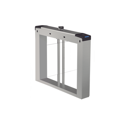 Torniquete Swing Central / Reconocimiento Facial y Lectores de Tarjeta Incluidos / Bidireccional / 5,000,000 MCBF / 4 Pares de dToF / Carriles Seleccionables de 65 o 90 cms (aletas de acrilico no incluidas) / Requiere Torniquetes Laterales
