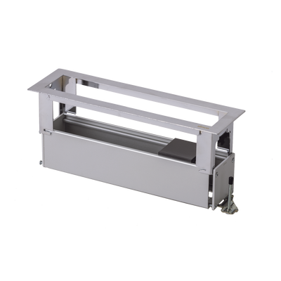 Caja Para Instalación en Escritorio para Voz, Datos o Contactos Eléctricos / Capacidad para 4 Módulos / Salida de Cables Posterior / Los Módulos se Adquieren Aparte / (KFC134/14CY)