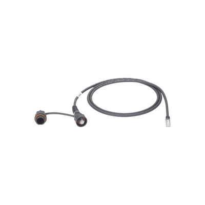 Patch Cord Cat6A IndustrialNet, Blindado S/FTP, Con Plug Industrial y Tapa en Un Extremo, 3 Metros (9.84 Pies)