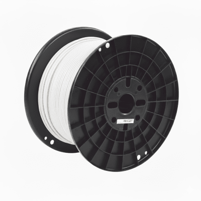 Bobina de Cable UTP de 4 Pares, Cat6A, 23 AWG, CMP (Plenum), Color Blanco, 305 Metros (1000 Pies)