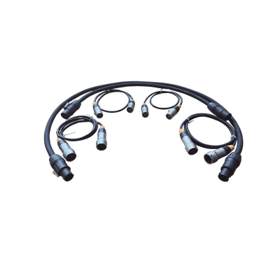 Kit de Cables de Interconexión para Paneles LED de Exterior / Datos y Corriente / Compatible con Familia CD-1AAB y CD-2APA