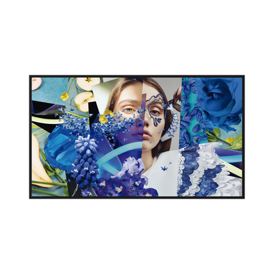 Pantalla LED de 55" para Publicidad Digital / SLIM / 500 Nits / Programación de Horarios / Contenido Personalizado / Sistema Operativo Android / 2 Entradas USB / WiFi