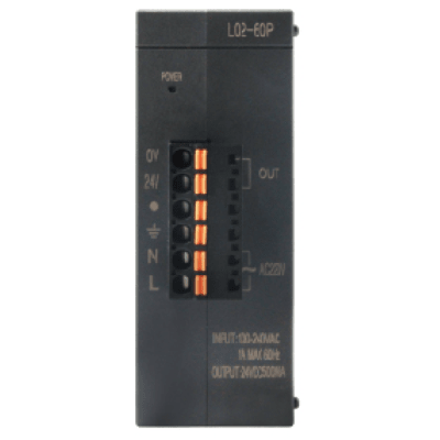 Módulo de Fuente para PLC L02 / Entrada 100-240VAC 50/60Hz / Salida 24VDC 2A 48W / Para PLCs L02 de Coolmay