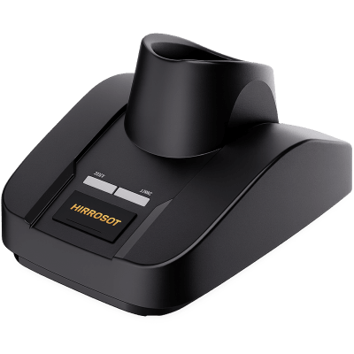 Base Inteligente para Lector Código de Barras Inalámbrico / Bluetooth 5.0 / Interfaces USB-Red-RS232 / Protocolos TCP-FTP-UDP-Serial / Carga Inalámbrica / IP40